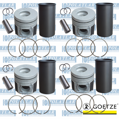 ISUZU NQR 70 MOTOR 4HE1 PİSTON SEGMANLI GÖMLEK KİT (STD)