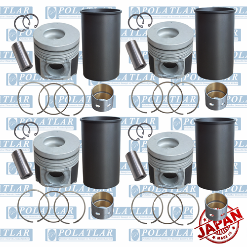 ISUZU NQR 70 MOTOR 4HE1 PİSTON SEGMANLI GÖMLEK KOL BURCU KİT (STD)