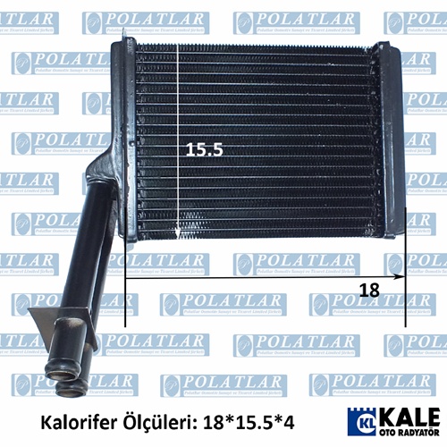 ISUZU NPR 59 KALORİFER ISITICI PETEK (18*15.5*4 CM)