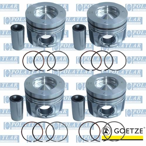 ISUZU D-MAX E5 MOTOR 4JJ1 PİSTON SEGMANLI TK (0.50)