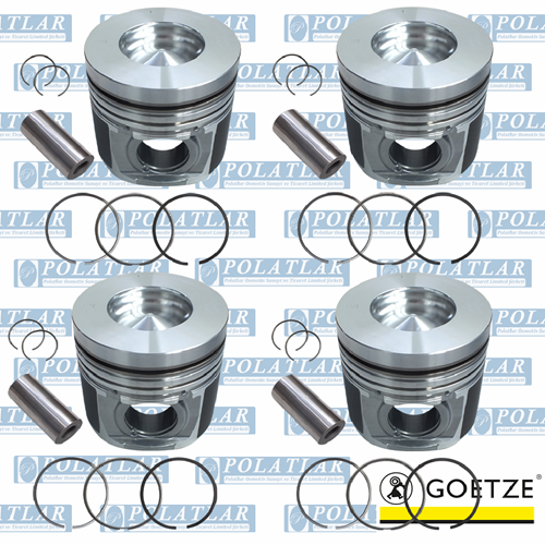 ISUZU NPR 75 MOTOR 4HK1 PİSTON SEGMANLI TK (E6)(NOVO/TURKUAZ)