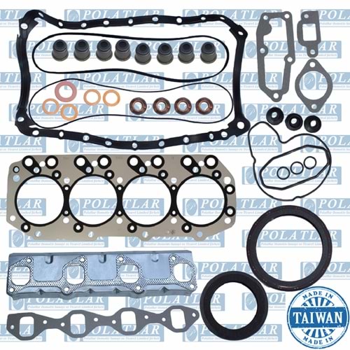 ISUZU NKR 55 MOTOR 4JB1 CONTA TK FUL SET