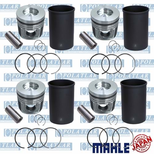 ISUZU NPR 71 MOTOR 4HG1 PİSTON+SEGMAN+GÖMLEK KİT