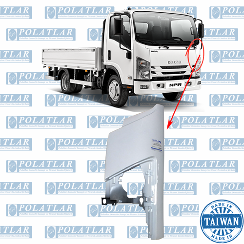 ISUZU NPR 75 ÖN PANEL KÖŞE KAPLAMA SOL (2010-2016) (NPR 3D)