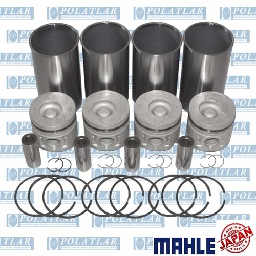 ISUZU NKR 55 MOTOR 4JB1 PİSTON SEGMANLI GÖMLEK KİT (TURBO PİM 34mm)