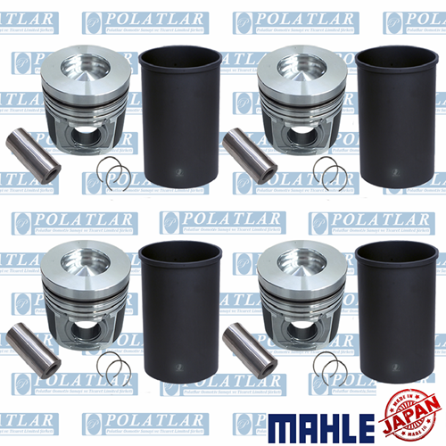 ISUZU NPR 75 MOTOR 4HK1 PİSTON SEGMAN-SIZ GÖMLEK KİT (E6)(NOVA/TURKUAZ)