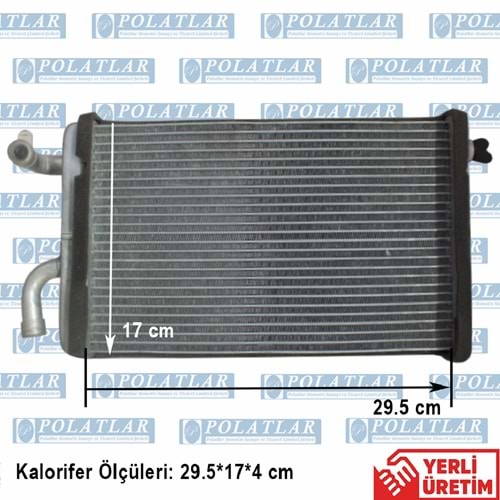 ISUZU CITIBUS KALORİFER ISITICI PETEK (MİDİBÜS) NOVO BÜYÜK (29.5*17*4 CM) 387016773
