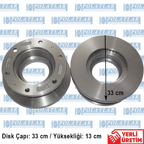 İVECO EUROCARGO 100E18 FREN DİSK AYNASI ÖN (33*13 CM)