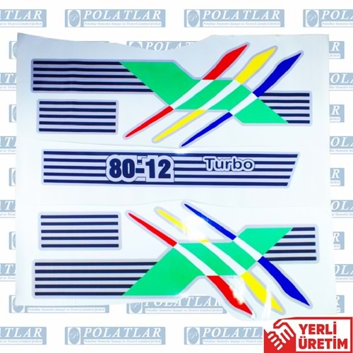 İVECO 80-12 KAPI ÇIKARTMA TAKIM (DECAL)