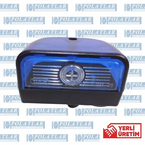 İVECO 65-9 PLAKA LAMBASI P100 MAVİ