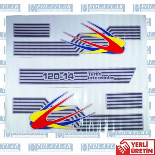 İVECO 120-14 KAPI ÇIKARTMA TAKIM (DECAL)