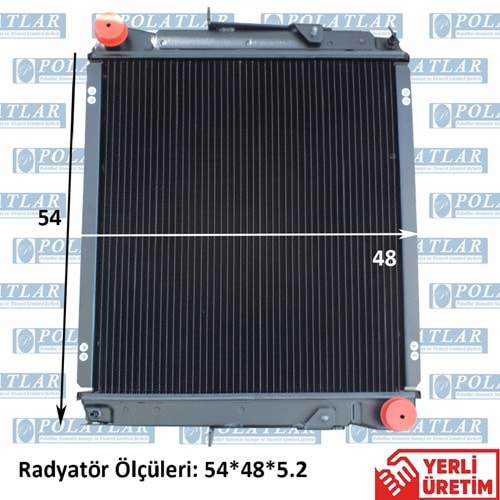 İVECO EUROBUS MOTOR SU RADYATÖR KOMPLE 4 LÜ REKOR