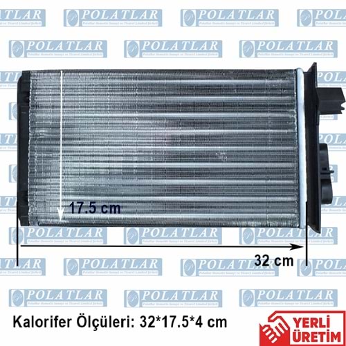 İVECO EUROCARGO KALORİFER ISITICI PETEK (32*17.5*4 CM)