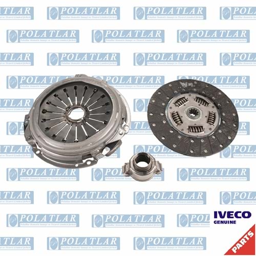 İVECO DAİLY C15 DEBRİYAJ BASKI BALATA RULMAN SET 3LÜ (28CM) 500054748 V-İ