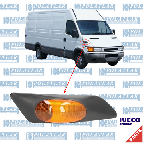 İVECO DAİLY C11 SİNYAL LAMBA ÇAMURLUK SAĞ SARI (1999-2007)