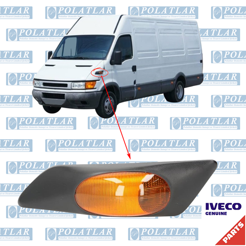 İVECO DAİLY C11 SİNYAL LAMBA ÇAMURLUK SOL SARI (1999-2007)