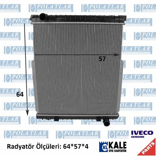 EUROCARGO MOTOR 4CYL RADYATÖR KOMPLE