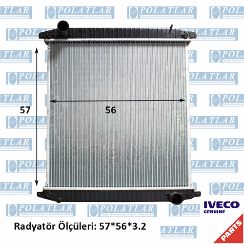 EUROCARGO MOTOR 4CYL RADYATÖR KOMPLE