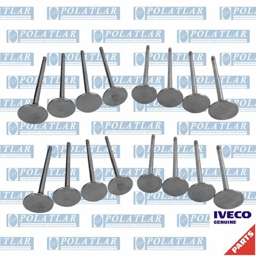 İVECO DAİLY C13 MOTOR 2.3 SUBAP EMME EGZOZ TK (16LI)