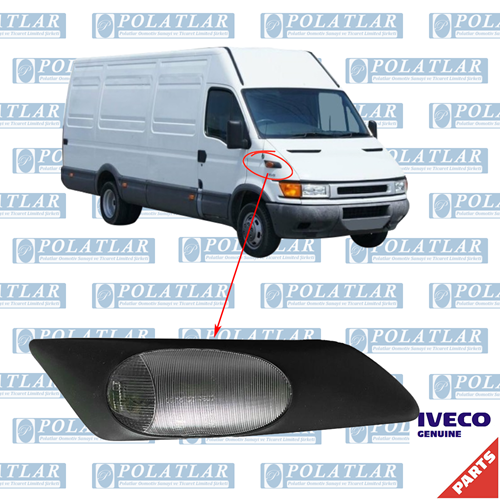 İVECO DAİLY C11 SİNYAL LAMBA ÇAMURLUK SAĞ BEYAZ (1999-2007)