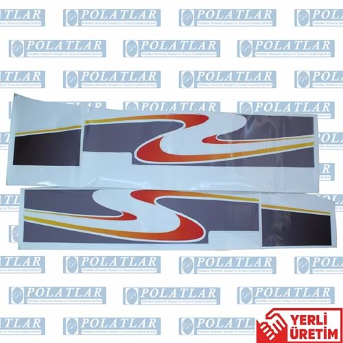 İVECO 65-9 KAPI ÇIKARTMA TAKIM (YAZISIZ) (DECAL)