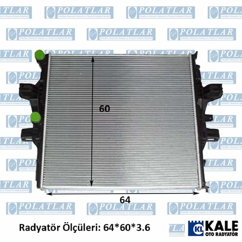 İVECO DAİLY C17 MOTOR 3.0 (E5) SU RADYATÖR KOMPLE