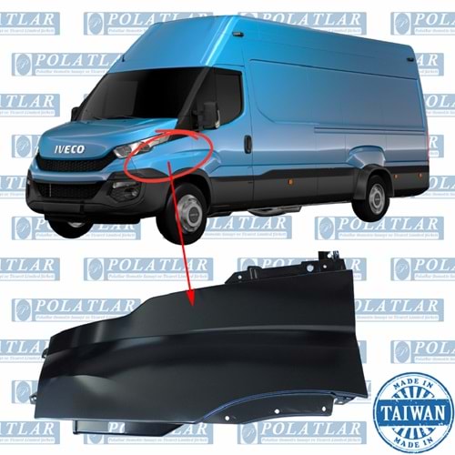 İVECO DAİLY 50C15 ÖN SOL ÇAMURLUK SAC (2014>)