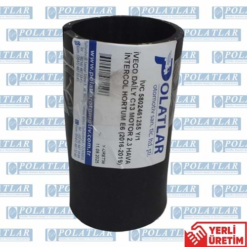 İVECO DAİLY C13 MOTOR 2.3 HAVA İNTERCOL HORTUMU KISA (E6)(2016-2019)