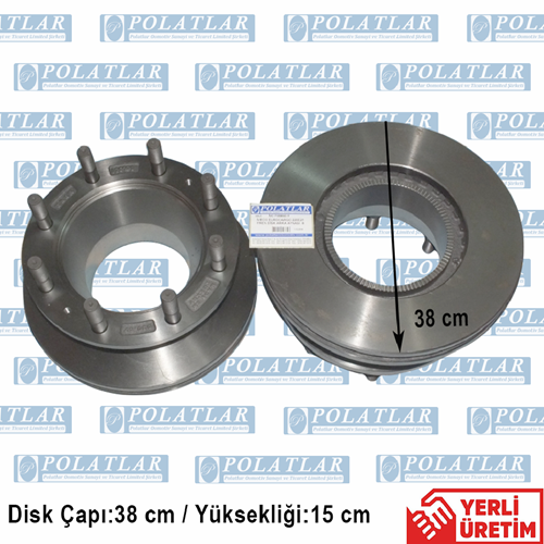 İVECO EUROCARGO 220E21 FREN DİSK AYNASI ARKA (38*15 CM)