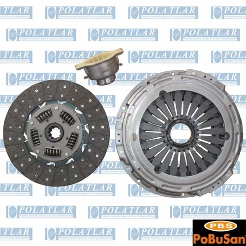 İVECO EUROBUS DEBRİYAJ BASKI BALATA RULMAN SET 3 LÜ