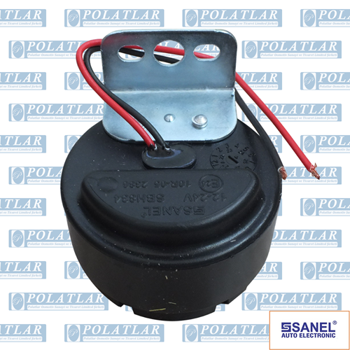 İVECO GERİ VİTES KORNASI UNİVERSAL (12V-24V) METAL BRAKETLİ
