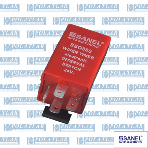 İVECO 120-14 CAM SİLECEK ROLESİ 4 FİŞLİ 24V