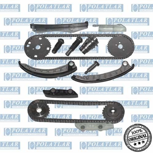 CANTER 859 FUSO MOTOR EKSANTRİK ZİNCİR SET (E5/E6) (KOMPLE)