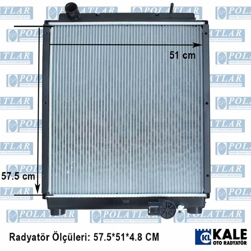 CANTER 859 FUSO E5 MOTOR SU RADYATÖR KOMPLE ORJİNAL TİP