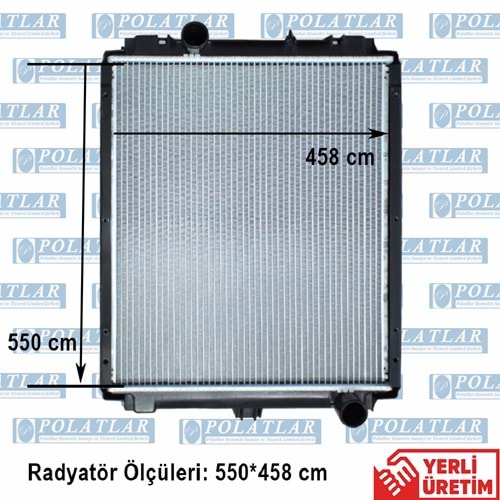 CANTER 515 MOTOR 4D34 SU RADYATÖR KOMPLE 2 SIRA (BAKIR) MC127006