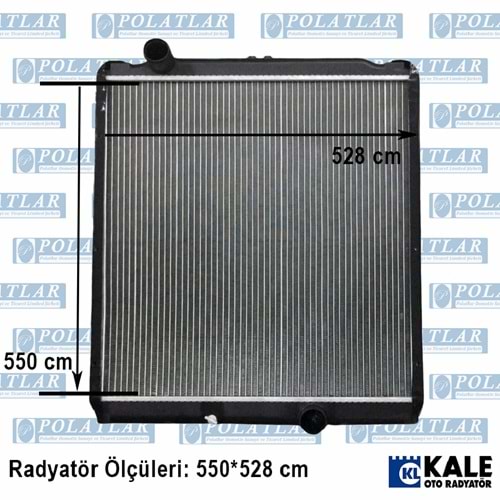 CANTER 659 MOTOR 4D34 SU RADYATÖR KOMPLE (ALÜMİNYUM)