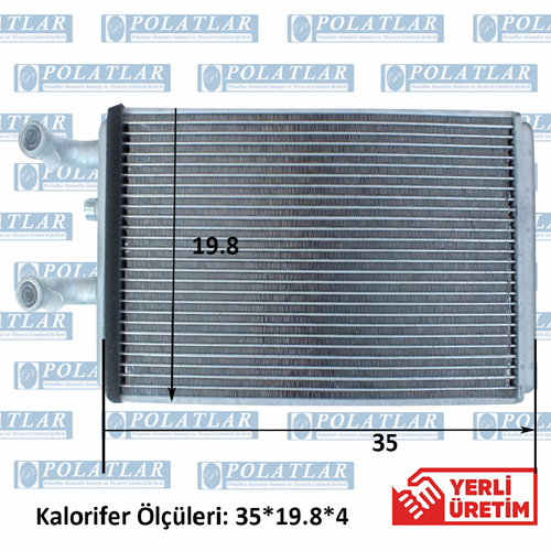 TEMSA PRESTİJ KALORİFER ISITICI PETEK (35*19.8*4 CM)