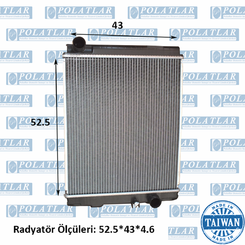 CANTER 711 MOTOR 4M40 SU RADYATÖR KOMPLE 2 SIRA 07> (52.5*43,5 cm)