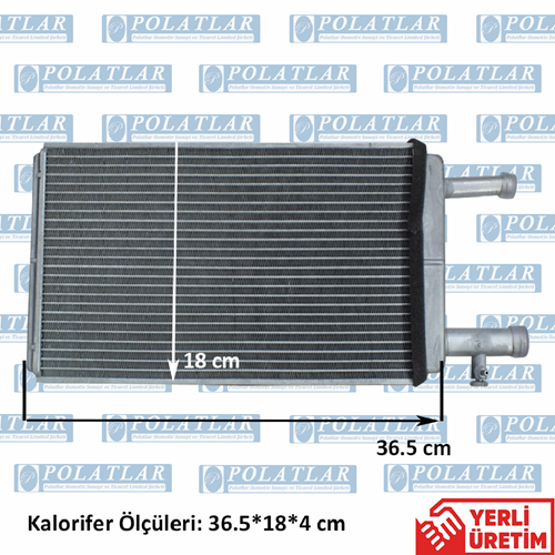 TEMSA PRESTİJ E6 KALORİFER ISITICI PETEK ÖN (36.5*18*4 CM)