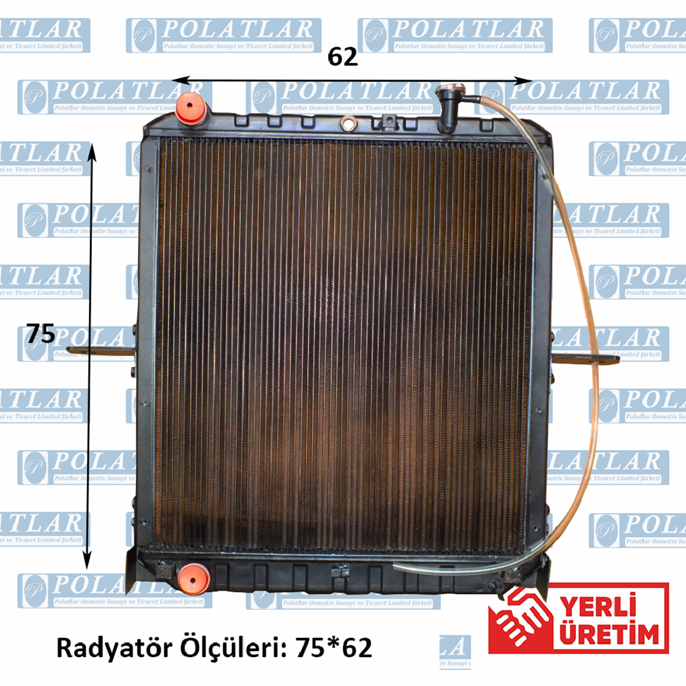 ISUZU NQR 70 MOTOR 4HE1 SU RADYATÖR KOMPLE 2 EURO II (62*75 cm)