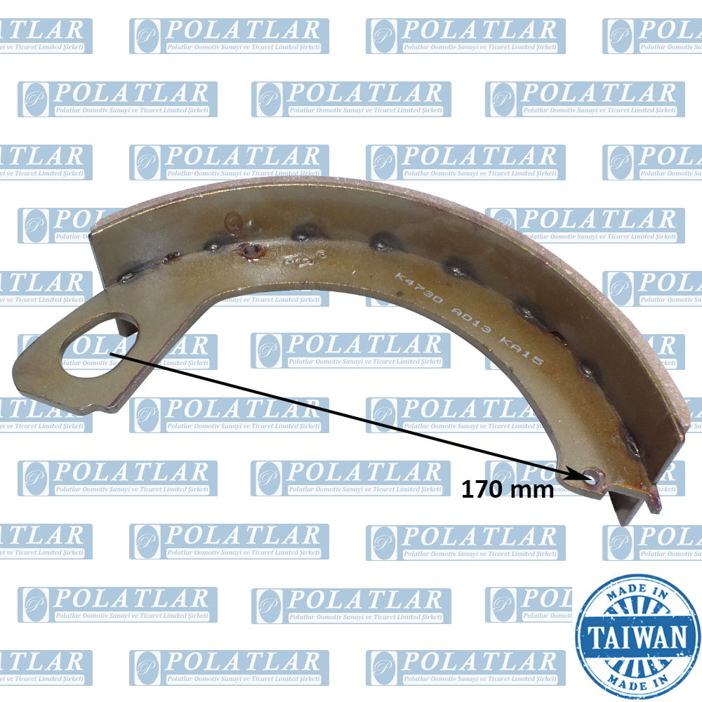 ISUZU NQR 70 EL FREN PAPUÇLU BALATA TK GÜÇLENDİRİLMİŞ E4/E5/E6