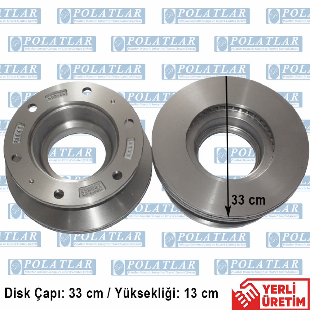 İVECO EUROCARGO 100E18 FREN DİSK AYNASI ÖN (33*13 CM)