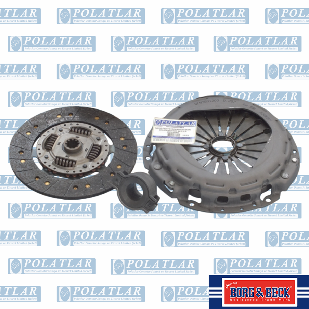 İVECO DAİLY C15 DEBRİYAJ BASKI BALATA RULMAN SET 3LÜ (267MM)(E5) 500054879
