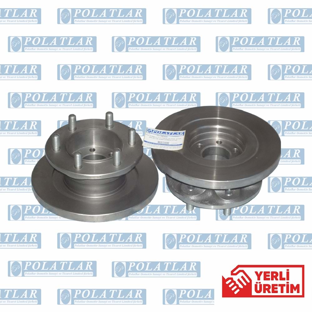 İVECO DAİLY C11 FREN DİSK AYNASI TAKIMI ÖN (DAR GÖBEK)(164MM) 500041264